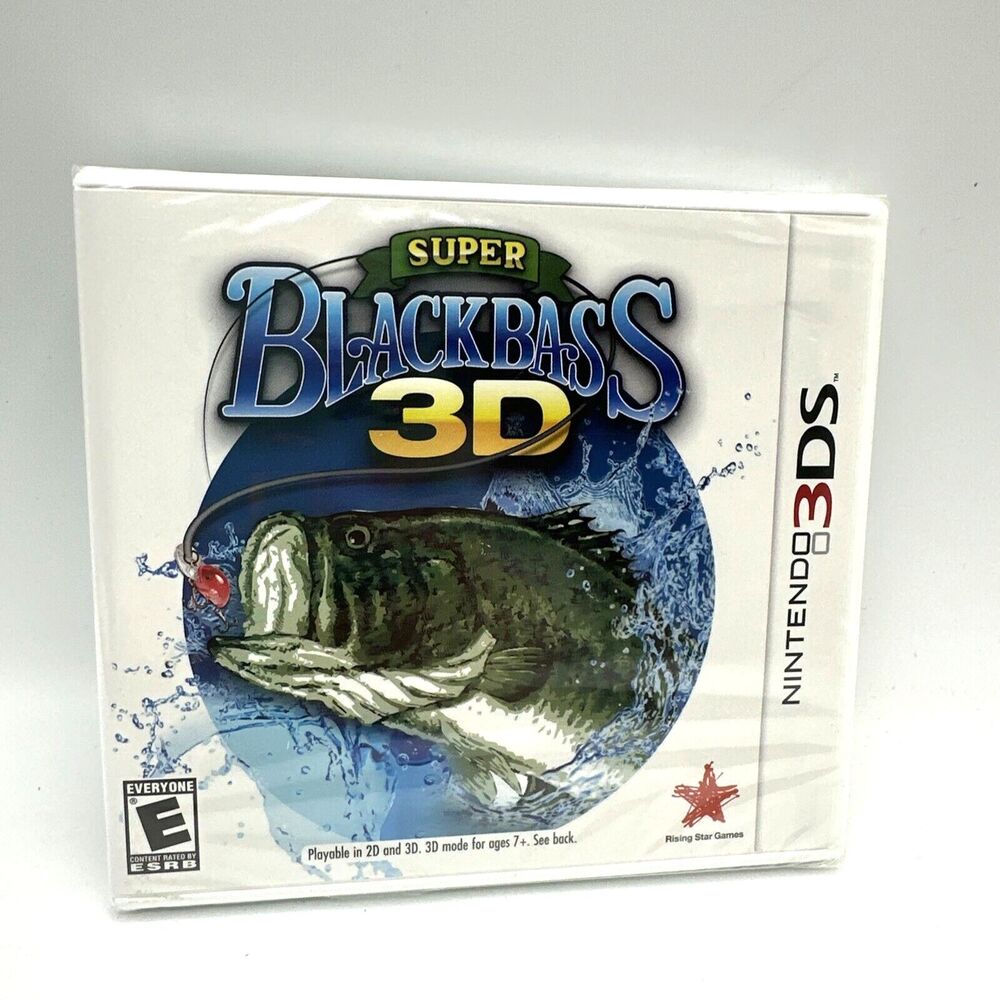Super Black Bass 3D Nintendo 3DS- NEW SEALED